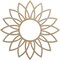 Ekena Millwork Daisy Wood Fretwork Pierced Ceiling Medallion, Birch, 18"OD x 6 1/4"ID x 1/4"T CMWP18X18X0250DABI - alternate 1
